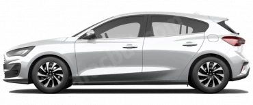 Metalik Aytozu Gümüş Focus Hatchback Hibrit