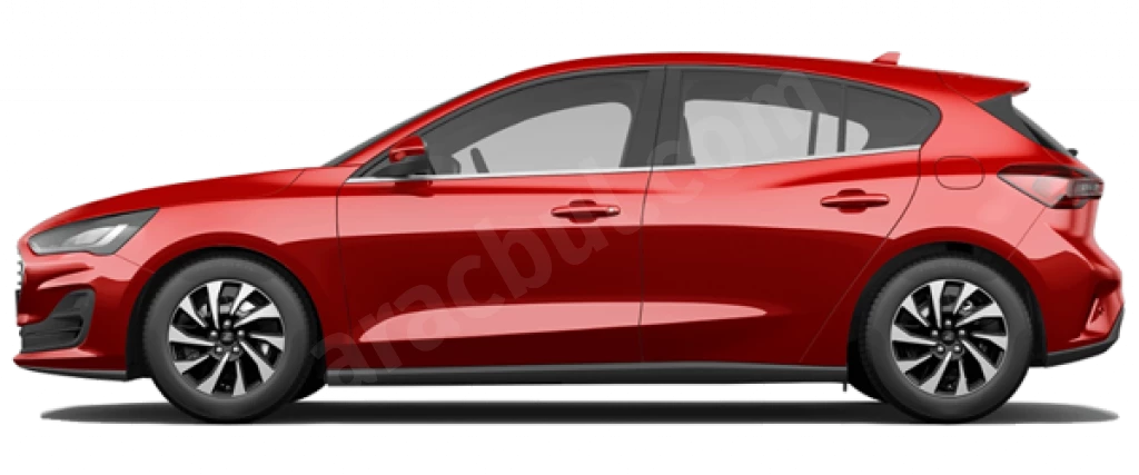 Focus Hatchback Hibrit Metalik Fantastik Kırmızı