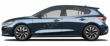 Metalik Krom Mavi Focus Hatchback Hibrit