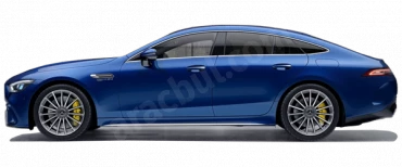 Parlak Mavi Metalik AMG GT 4 Kapı Coupe Hibrit