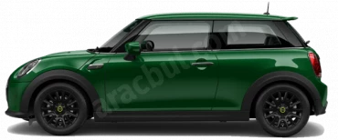 Metalik İngiliz Yarışı Yeşili Cooper SE