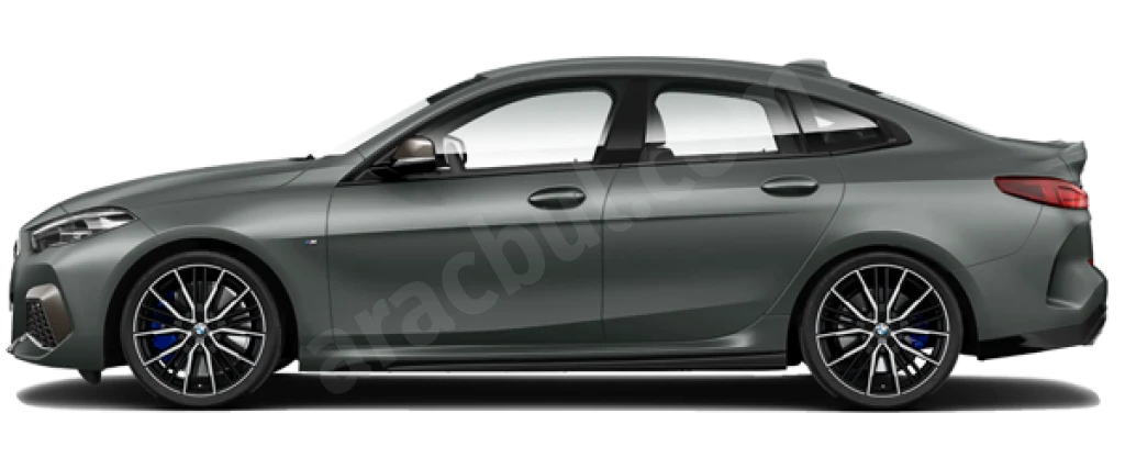 M2 Gran Coupe Metalik Dondurulmuş Saf Gri