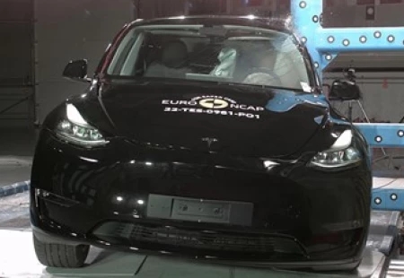 Tesla Model Y, Euro NCAP'ten 5 Yıldız Almayı Başardı