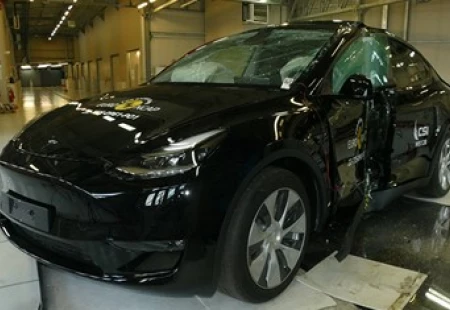 Tesla Model Y, Euro NCAP'ten 5 Yıldız Almayı Başardı