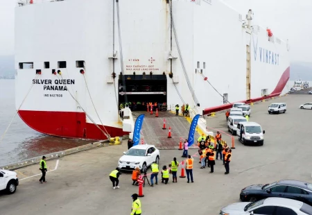 VinFast Araçlarının İlk Sevkiyatı ABD'ye Geldi