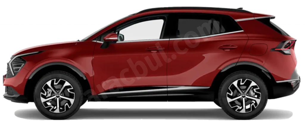 Sportage Hibrit Metalik Kırmızı