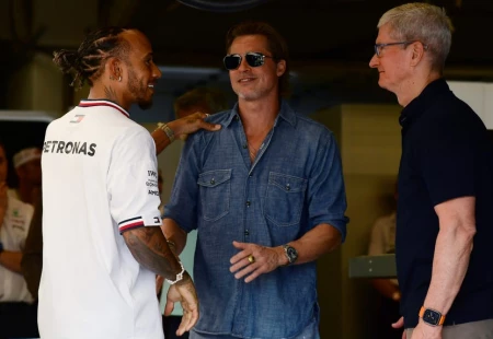 Brad Pitt İle Lewis Hamilton Yarışacak!