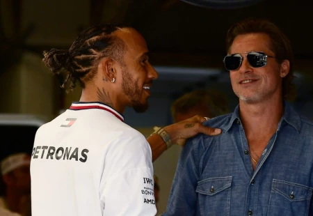 Brad Pitt İle Lewis Hamilton Yarışacak!