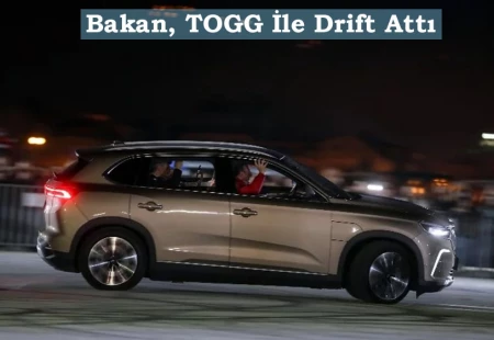 Bakan, TOGG İle Drift Attı