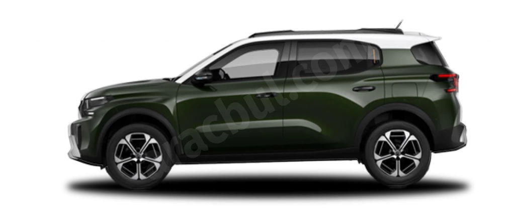 e-C3 Aircross Amazon Yesili