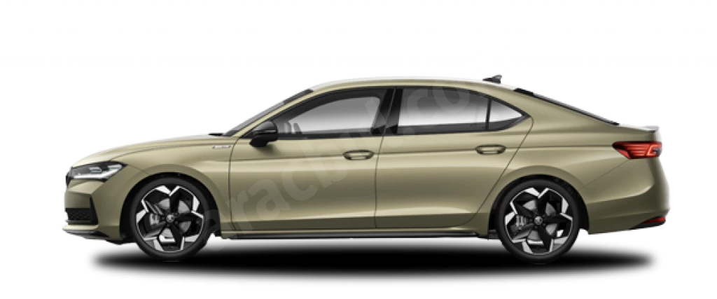 Superb PHEV metalik yeşil