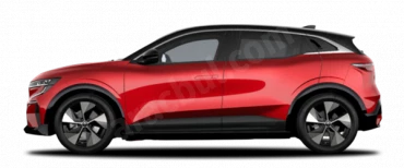 Alev Kırmızı & Yıldız Siyah Tavan Megane E-Tech