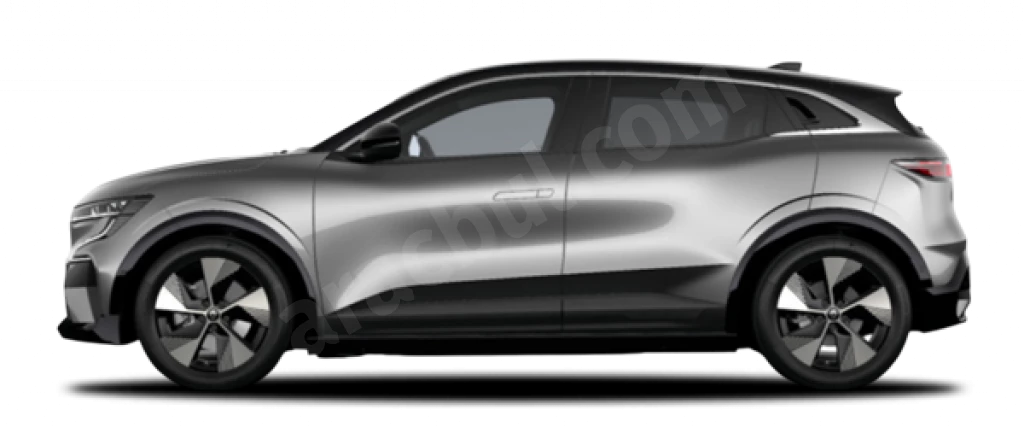 Megane E-Tech mineral gri ve siyah tavan