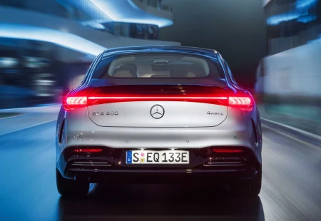 Mercedes-Benz EQS Trafikte Görüntülendi