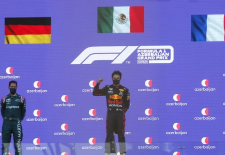Formula 1 Azerbaycan GP’de Zafer Sergio Perez’in