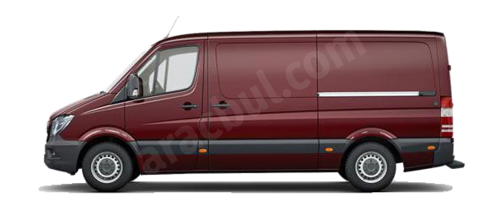 Sprinter Panelvan Kadife Kırmızı